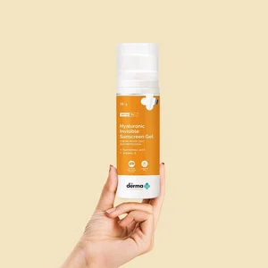 The Derma Co Hyaluronic Invisible Sunscreen Gel with Hyaluronic Acid & Vitamin E - 50g