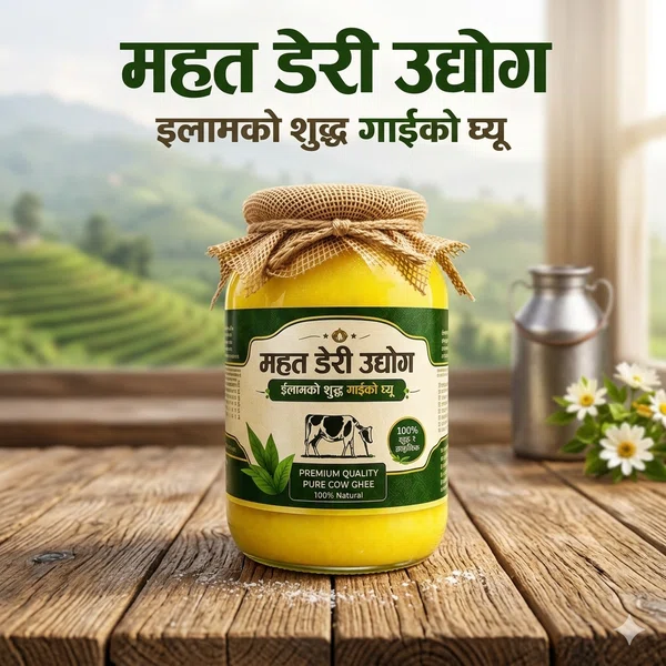 ईलामको शुद्ध लोकल गाईको घ्यू