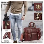 Hammonds Flycatcher Genuine Leather Laptop Messenger Bag For Men - Leather Bags For Men | Side Bags For Men |