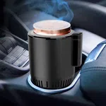 Smart Cooling & Heating Car Cup Holder | 2-in-1 Temperature Control | Portable Auto Cup Warmer & Cooler for Car | USB Powered