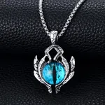 Devil Eye Pendant Necklace for Men/Boys - Stainless Steel