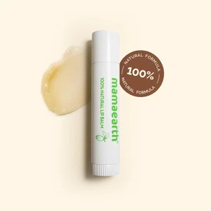 Mamaearth Nourishing 100% Natural Lip Balm with Shea Butter & Vitamin E - 4g