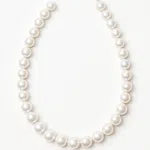 Pearl Necklace for Women - Dainty Round Japanese Pearl Choker necklaces for women
