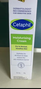 Cetaphil Moisturising Cream Dry to Normal, Sensitive Skin 80g