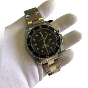 Luxury Men’s Analog Watch – Classic Submarine Style | Stainless Steel | Water Resistant | BLaCKSILVER