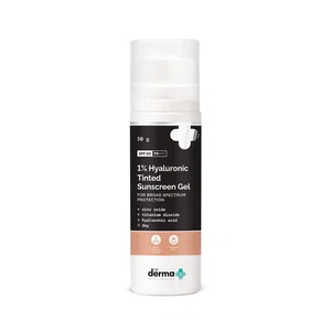 The Derma Co 1% Hyaluronic Tinted Sunscreen - 50g