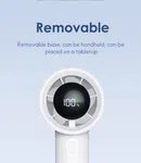 Mini HandHeld Turbo Fan Upto 100 Gear Speed,Upto 6 Hours Backup