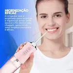 Smart Dental Water Flosser for Teeth | With Normal, Point, DIY & Pulse Mode | Rechargeable & Compact | Teeth Cleaner | Oral Care | Flosser Dental Kit | 200ml Water Capacity | Dental Flosser