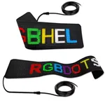App Control Flexible Led Sign Board Programmable Messages Scrolling Led Sign Display For RGB Digital Display Led Board