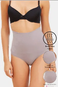 Zivame Tummy Control Midwaist Hipster Panty - Grey