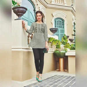 FuLoo's Autograph Cotton Tops for Women #7204