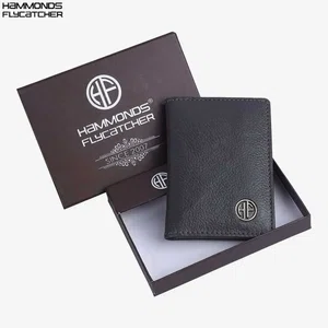 Hammonds Flycatcher Grey Unisex Genuine Leather Card Holder