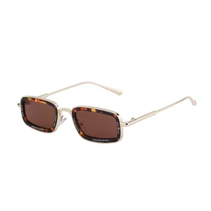 Oudi Premium UV Protected Lens Gold-Toned Polycarbonate Full Rim Sunglasses for Women Gold-Brown