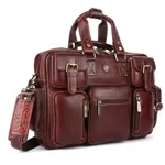 Hammonds Flycatcher Genuine Leather Laptop Messenger Bag For Men - Leather Bags For Men | Side Bags For Men |