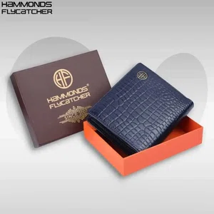 Hammonds Flycatcher RFID Protected CROCO Leather Wallet For Men