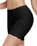 Seamless Smooth Slip Shorts Anti Chafing Safety Pants for Under Dress High Waist Underwear Boxers Skin & Black For Girls
