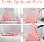 Portable Foldable Baby Mosquito Net - Instant Pop-Up Breathable Mesh Bed Tent & Insect Protection for Infants