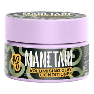 MANETAIN Volumising Clay Conditioner 200gm – Detoxifies Scalp, Controls Oil, Boosts Volume – For Oily Scalp & Fine Hair