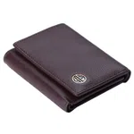 Hammonds Flycatcher Genuine Leather Black Trifold Wallet For Men