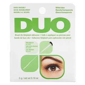 DUO Brush-On Strip Lash Adhesive (White/Clear) - Vitamin Enriched