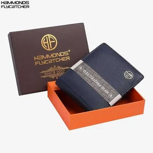 Hammonds Flycatcher Genuine Leather Blue Wallet For Men (HF 595 BU) )
