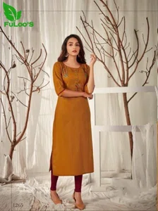 FuLoo's Kanika Designer Kurti Only for women #1265