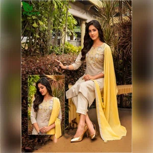 FuLoo's Enhance Pure Cotton Designer Kurti in 3 set #04