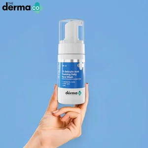 The Derma Co 1% Salicylic Acid Foaming Daily Face Wash With Salicylic Acid, Zinc Pca & Pha - 100 Ml