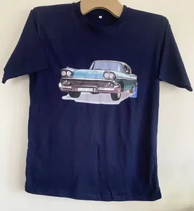 VIntage Car Printed Men T-shirt