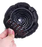 Synthetic Claw Clip Hair Bun Extension – Messy Chignon Hairpiece for Women & Girls