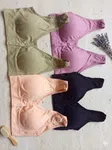 Cotton Maternity Nursing Bras Pregnant Breastfeeding Pregnancy Women Underwear Breast Feeding Bra Soutien Gorge Allaitement