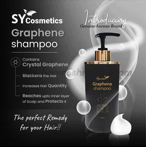 ​Bazzar Graphene Shampoo – Professional Korean Hair Treatment with Crystal Graphene for Thicker & Blacker Hair (400