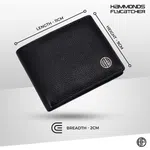 Hammonds Flycatcher Black Genuine Leather Wallet For Men (HF 594 BL)