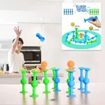 Silicon darts Game Set - Indoor, Outdoor Suction Cup Throwing Game 5 Piece and 1 Piece Target ,Small Size