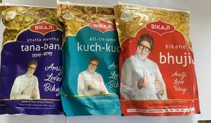 Combo Bikaji Bhujia 360 Gm Kuch Kuch 360 Gm Tana Bana 360 Gm packet