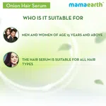 Mamaearth Onion Hair Serum with Onion and Biotin for Strong, Frizz-Free Hair - 100 ml