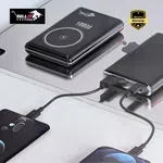 Bullet Power Bank PB-50 10000mAh Magnetic Wireless Fast Charging 22.5W Portable Charger with LED Display - Black