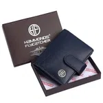 Hammonds Flycatcher Blue Leather Unisex Card Wallet (Cc602V)