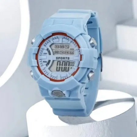Trendy Digital Sports Fashionable Watch For Kids
