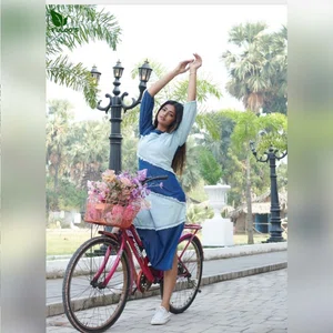 FuLoo's Lighter Denim Western Kurti # 1014