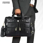 Hammonds Flycatcher Black Genuine Leather Bag For Men