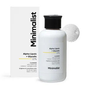 Minimalist Alpha Lipoic + Glycolic 07% Cleanser 100ml