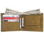 Hammonds Flycatcher Rfid Protected Moss Green Vintage Leather Wallet For Men