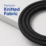 Elephu Data cable Braidy series 567| Type C to C)| Super fast charging| high speed data transfer| Fabric braided cable| Integrated IC chips| aluminum tip| pure copper wire|