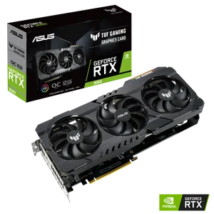 ASUS TUF Gaming GeForce RTX?3060 OC Edition 12GB GDDR6 buffed-up design with chart-topping thermal performance.