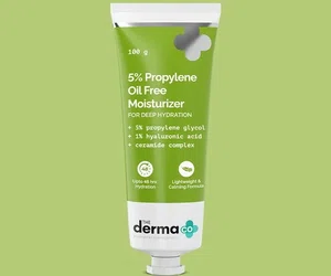 The Derma Co 5% Propylene Oil-Free Moisturizer with Propylene Glycol & Hyaluronic Acid - 100 g