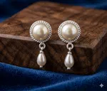 PURE SIVER PEARL (MOTI) TOP FOR WOMEN 14-18