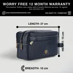 Hammonds Flycatcher Genuine Leather Toiletry Bag