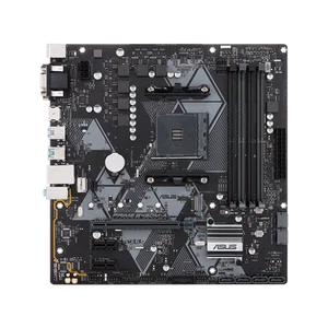 ASUS PRIME B450M-A, AMD AM4 mATX motherboard with Aura Sync RGB header, DDR4 4400MHz, M.2, HDMI 2.0b, SATA 6Gbps and USB 3.1 Gen 2
