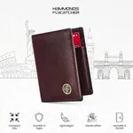 Hammonds Flycatcher RFID Protected Unisex Genuine Leather Card Holder
